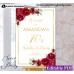 Red Roses 70th Birthday Party Welcome sign template,(16)